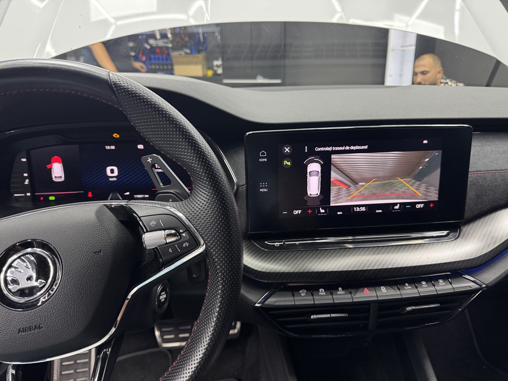Montare 5 - Instalare Montare Activare Camera Video Spate Marsarier Originala Highline Skoda Octavia 4 2022