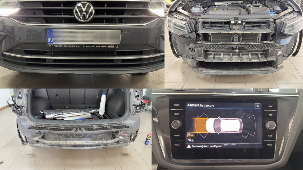 Instalare - VW Tiguan 2 AD1 2018 Montaj Instalare Activare Codare Senzori Parcare Fata Spate Originali