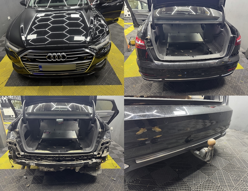 Instalare - Instalare Montare Carlig Remorcare Tractare Rabatabil Electric Original Audi A6 C8 2021