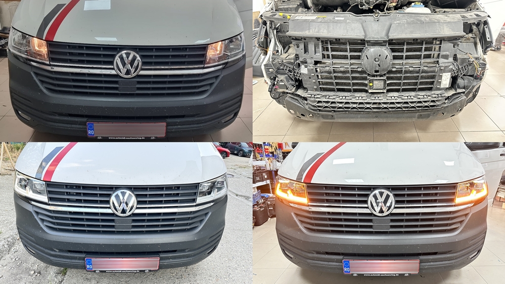 Instalare - VW Transporter T6.1 2022 Instalare Faruri FULL LED High Originale
