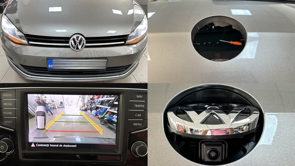 Poza - Instalare Camera Auto Spate VW Golf 7 Camera Video Marsarier Originala in Emblema