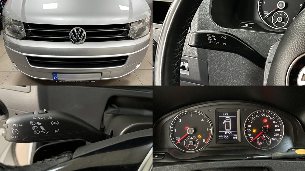 Instalare - VW Transporter T5 2010 Instalare Grup Manete Pilot Automat Cruise Control Tempomat