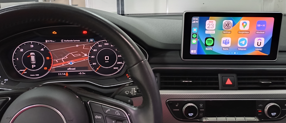 Activare 2 - Audi A4 B9 2017 Instalare Port USB Carplay Android Auto Google Waze Youtube Android Iphone Montare 2 - Audi A4 B9 2017 Instalare Port USB Carplay Android Auto Google Waze Youtube Android Iphone