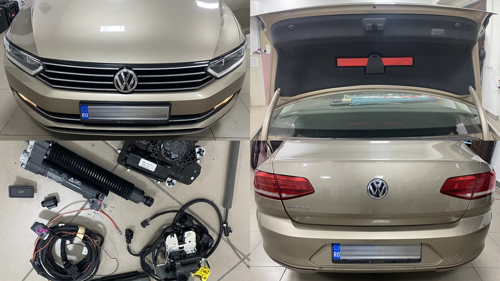 Instalare - VW Passat B8 Berlina Instalare Portbagaj Electric Inchidere Din Buton Passat B8 2015 2016 2017 2018 2019
