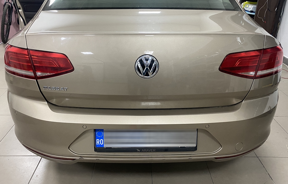 Montare 9 - VW Passat B8 Berlina Instalare Portbagaj Electric Inchidere Din Buton Passat B8 2015 2016 2017 2018 2019