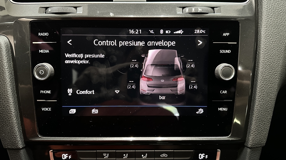Montare 2 - VW Golf 7 VII 2019 Instalare Senzori Control Presiune Anvelope Oglinda Retrovizoare Fara Rama