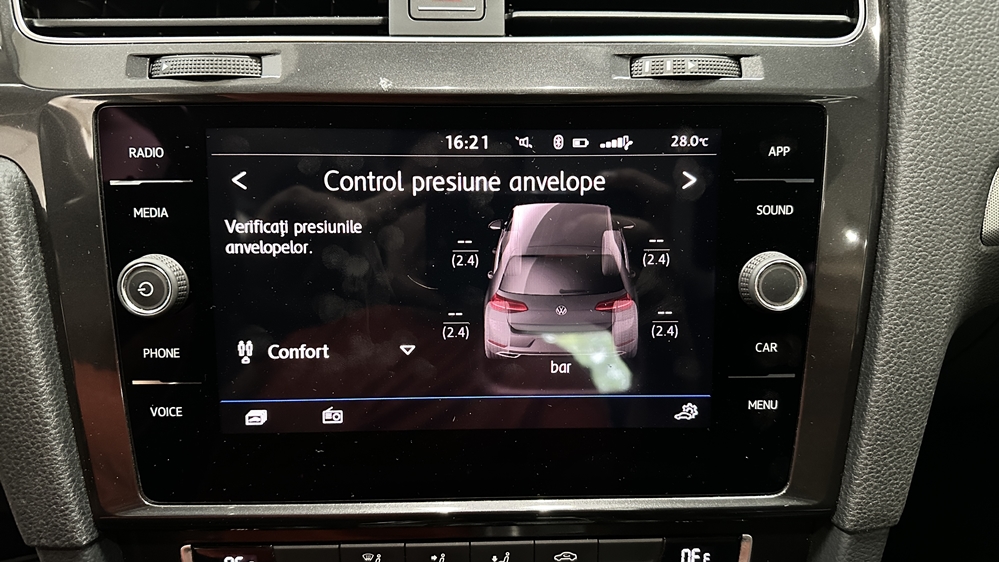 Montare 5 - VW Golf 7 VII 2019 Instalare Senzori Control Presiune Anvelope Oglinda Retrovizoare Fara Rama