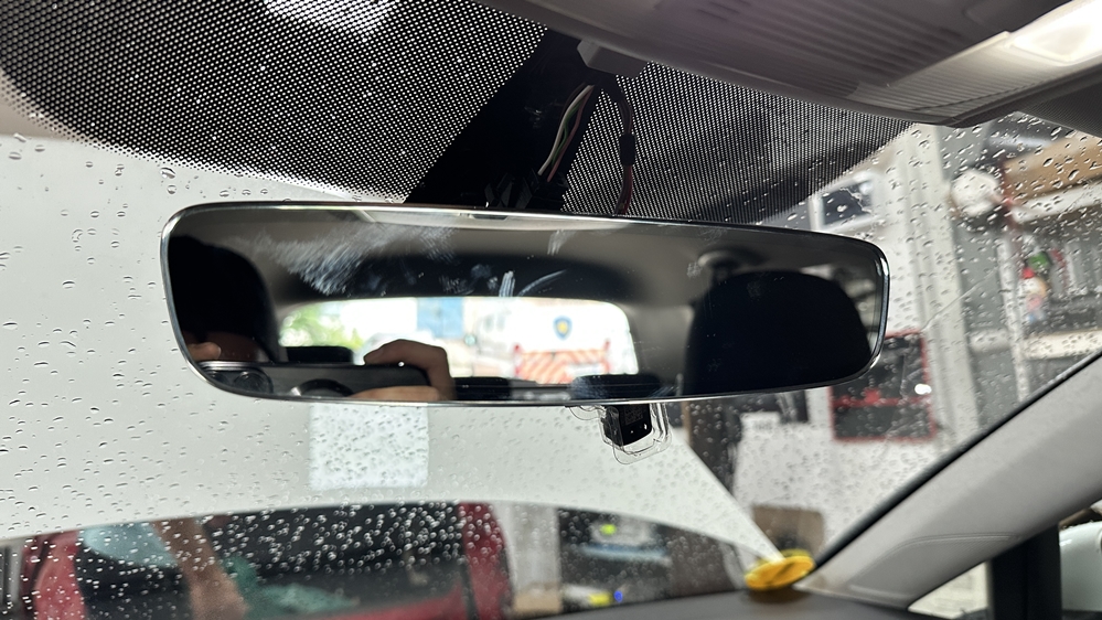 Montare 6 - VW Golf 7 VII 2019 Instalare Senzori Control Presiune Anvelope Oglinda Retrovizoare Fara Rama