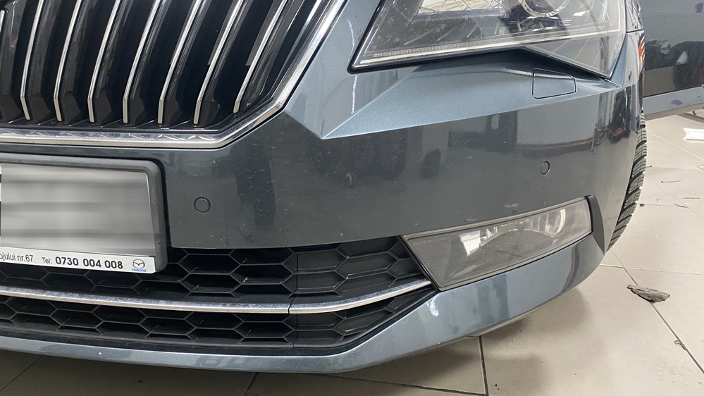 Montare 7 - Skoda Superb 3 III 2018 Instalare Senzori Parcare Fata Camera Marsarier Comenzi Volan