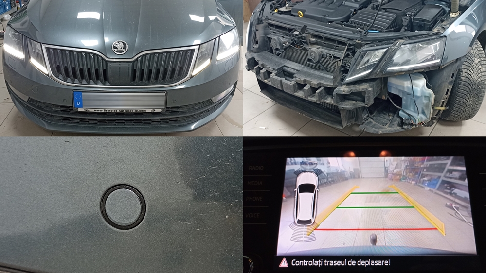 Instalare - Skoda Octavia 3 2018 Facelift Instalare Senzori Parcare Fata Originali 