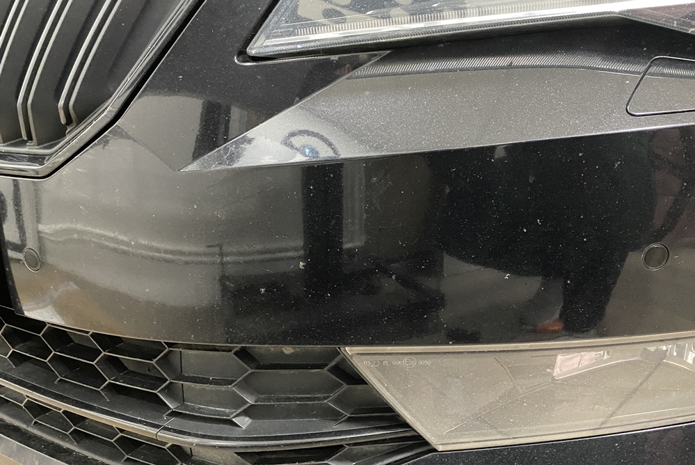 Montare 9 - Skoda Superb 3 III 2017 Instalare Senzori Parcare Fata Originali
