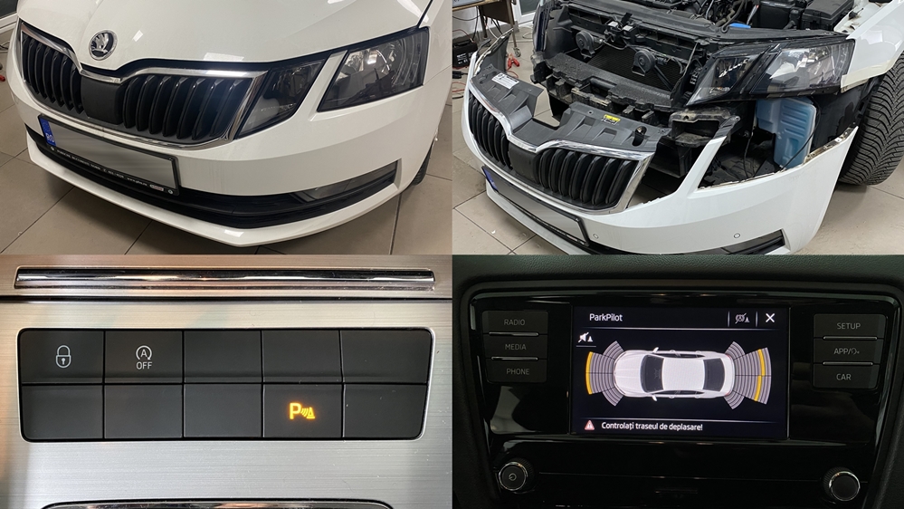 Montaj - Skoda Octavia 3 2018 Facelift Instalare Senzori Parcare Fata Spate Originali Instalare - Skoda Octavia 3 2018 Facelift Instalare Senzori Parcare Fata Spate Originali