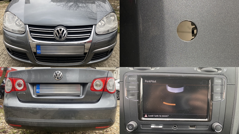 Instalare - VW Jetta 2007 Instalare Senzori Parcare Spate Originali Park Pilot