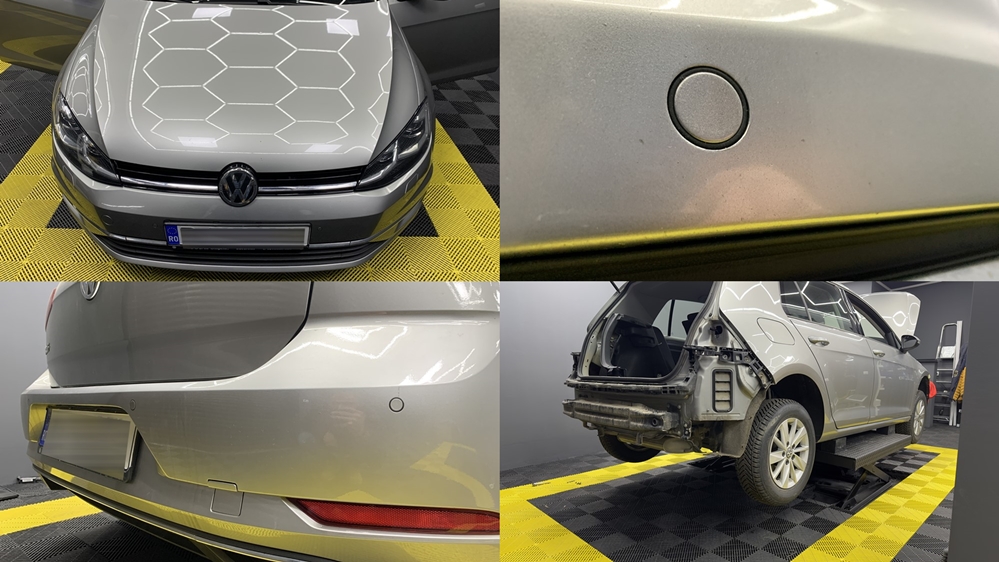Montare 3 - Instalare Senzori Parcare VW Golf 7 Fata si Spate Originali Cu Afisare Pe Unitatea Multimedia