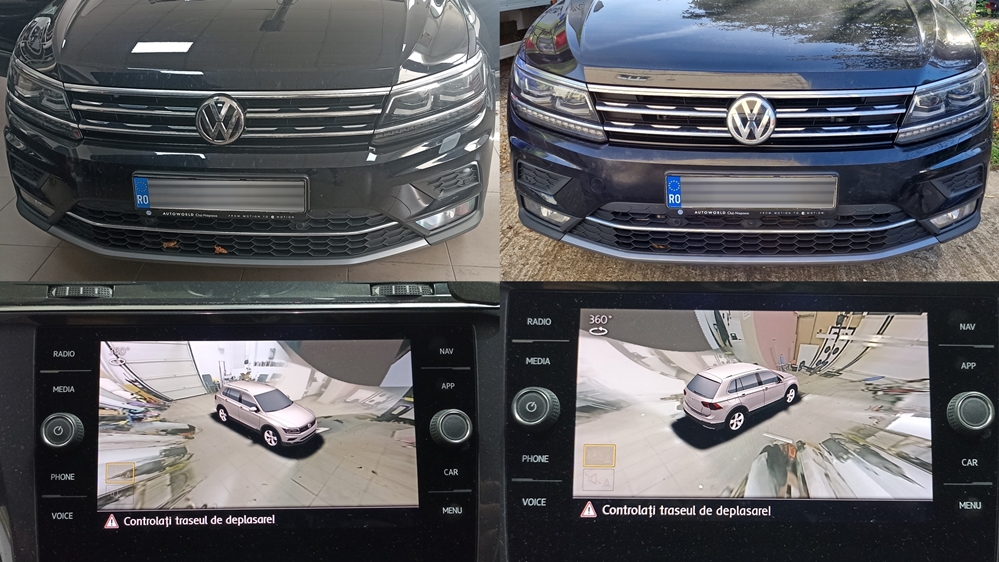 Poza 4 - AREA VIEW 360 VW TIGUAN AD1 Oglinzi Rabatabile Electrice Camera Fata Spate