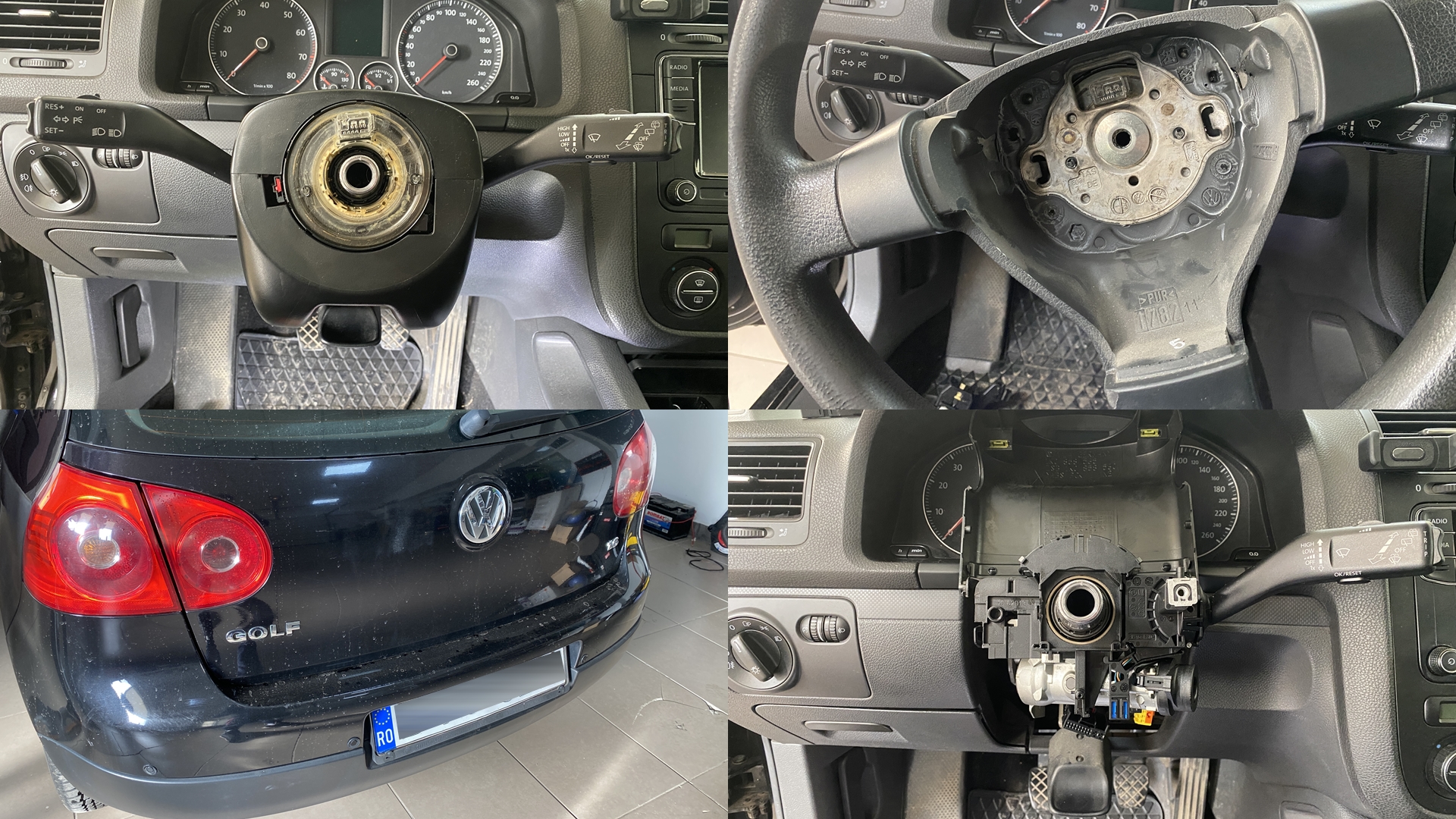 Montare 2 - Instalare Tempomat VW Golf 5 2007 Pilot Automat Cruise Control VW Golf