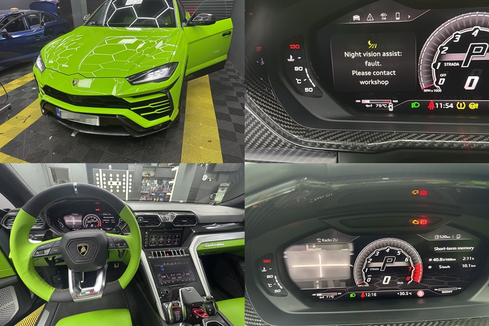 Poza - Lamborghini URUS 2020 Calibrare Sistem Night Vision Camera Vedere Nocturna