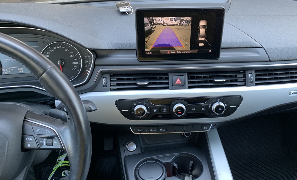 Montare 9 - Montare Camera Spate Marsarier Originala In Maner Audi A4 B9 2016