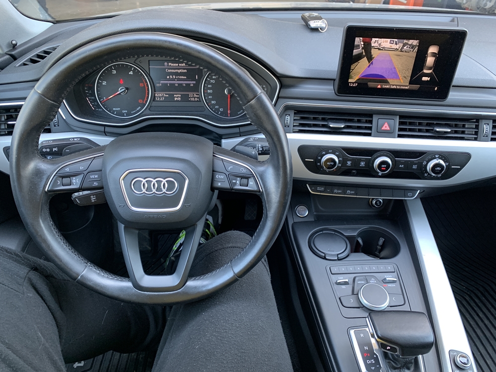 Montare 10 - Montare Camera Spate Marsarier Originala In Maner Audi A4 B9 2016