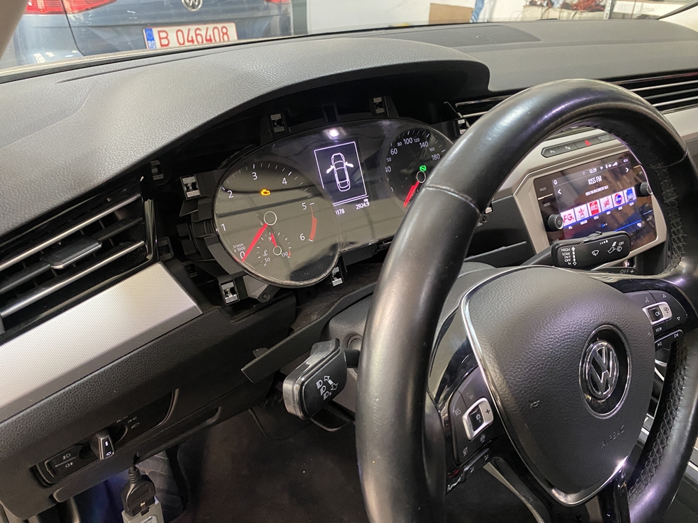 Montare 3 - VW Passat B8 2017 Retrofit Ceasuri Digitale Virtual Cockpit Bord Digital Plasma