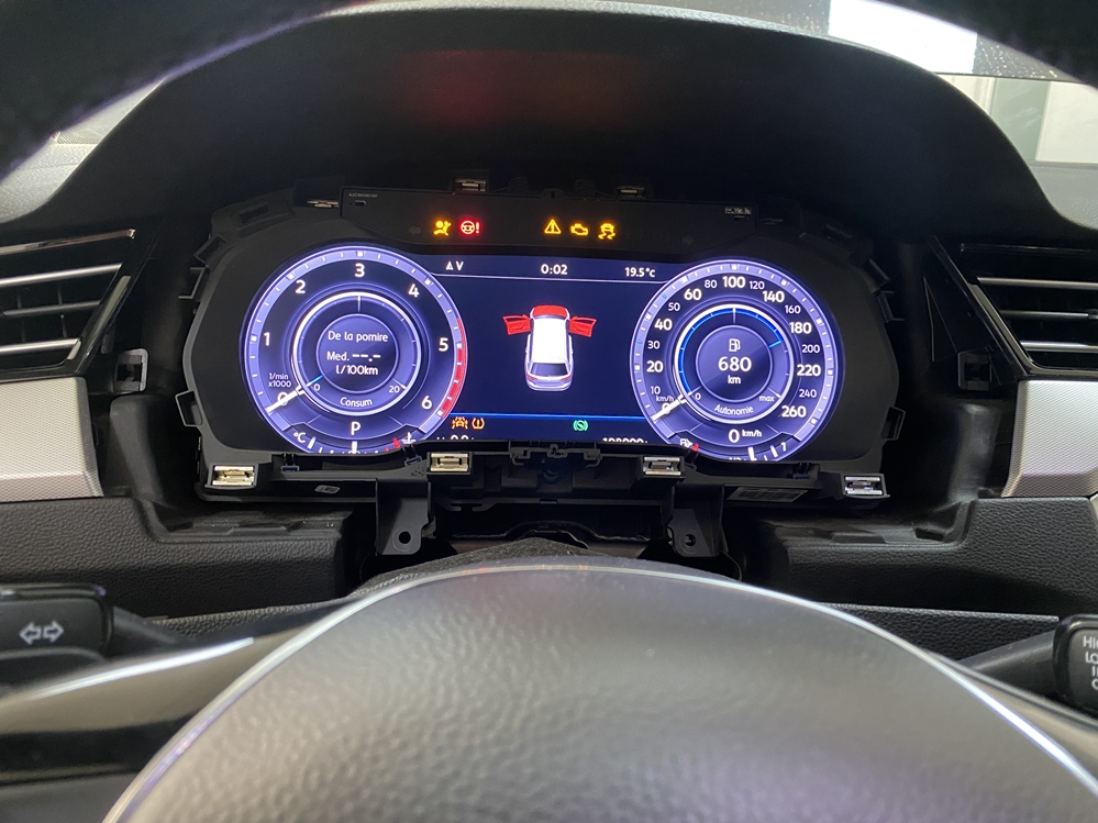 Montare 6 - VW Passat B8 2017 Retrofit Ceasuri Digitale Virtual Cockpit Bord Digital Plasma