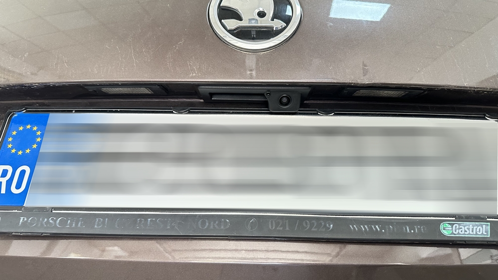Montare 7 - Skoda Octavia 3 2016 Montaj Instalare Camera Spate Marsarier Originala Bucuresti Sector 1 2 3 4 5 6 Ilfov
