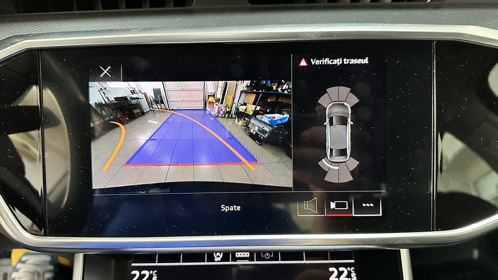 Montare 3 - Audi A6 C8 2020 2021 2022 Montaj Instalare Camera Spate Marsarier OEM Originala