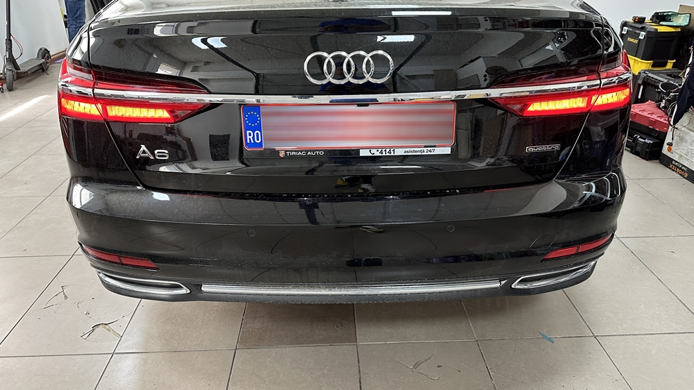 Montare 5 - Audi A6 C8 2020 2021 2022 Montaj Instalare Camera Spate Marsarier OEM Originala