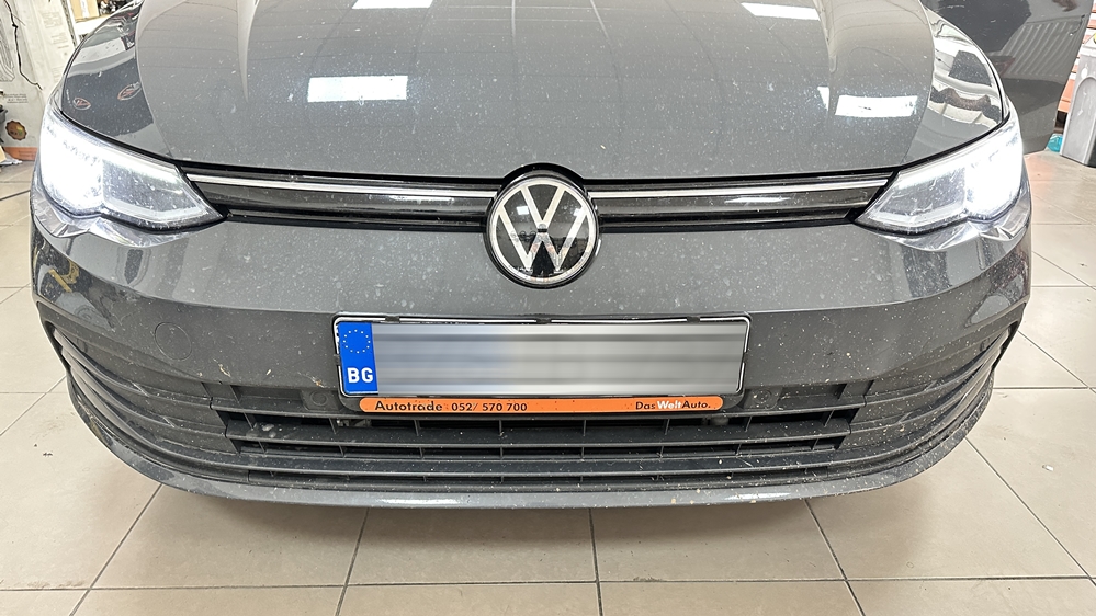 Montare 2 - VW Golf 8 VIII 2021 Montaj Montare Instalare Camera Video Spate Marsarier