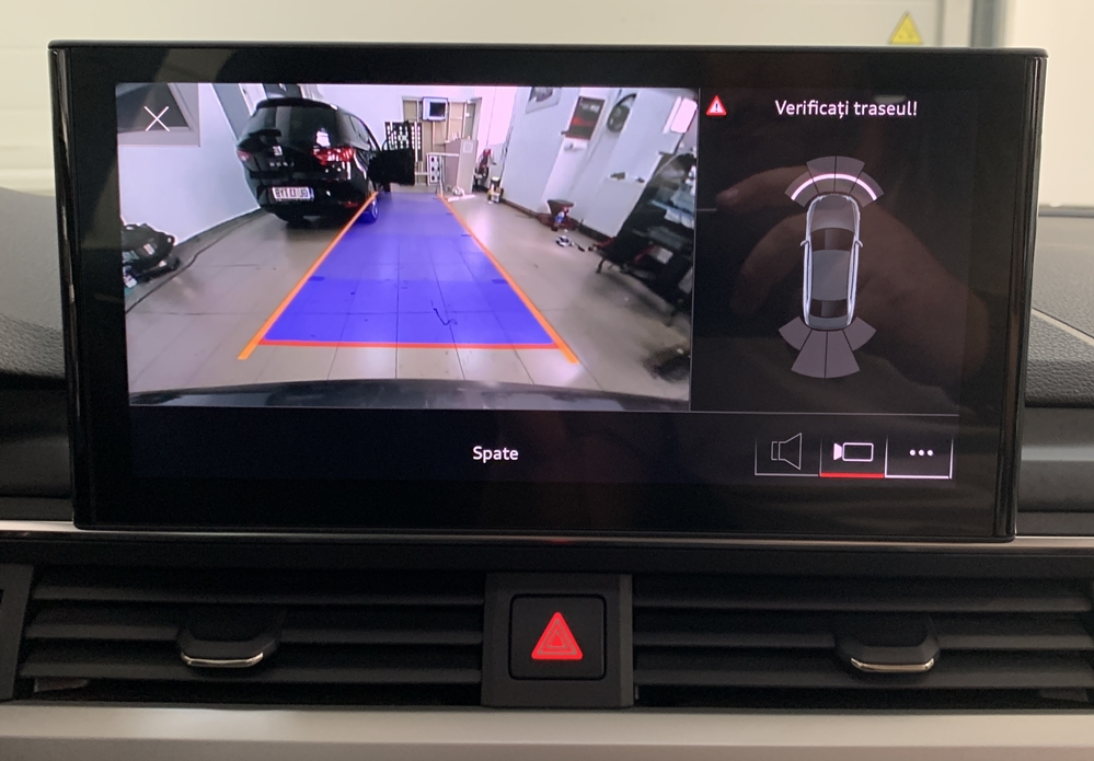 Montare 6 - Instalare Camera Video Spate Marsarier Audi A4 B9 Facelift 2020