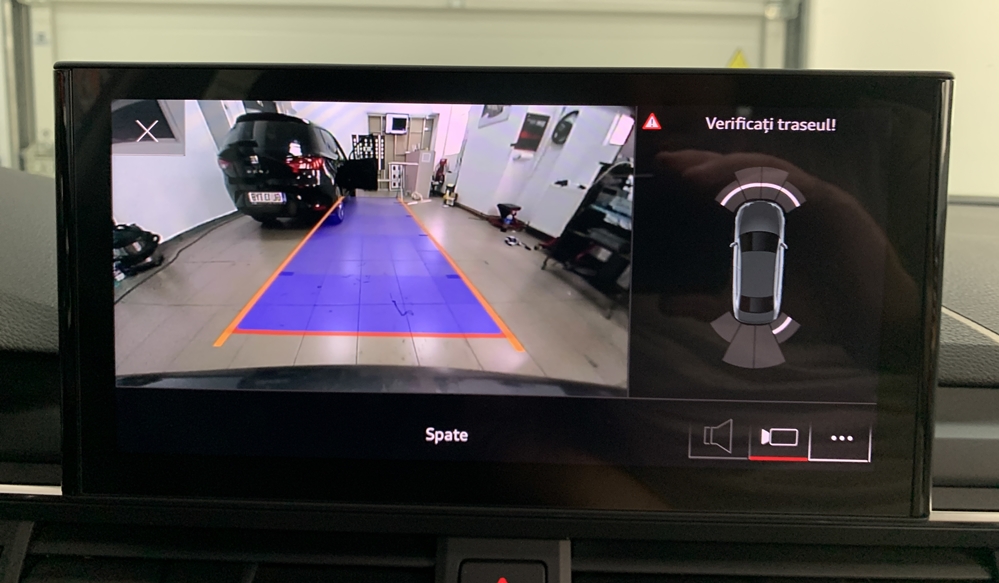 Montare 8 - Instalare Camera Video Spate Marsarier Audi A4 B9 Facelift 2020