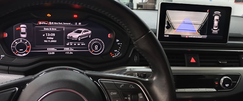 Montare 3 - Audi A4 B9 2017 Instalare Camera Marsarier Highline In Maner Spate