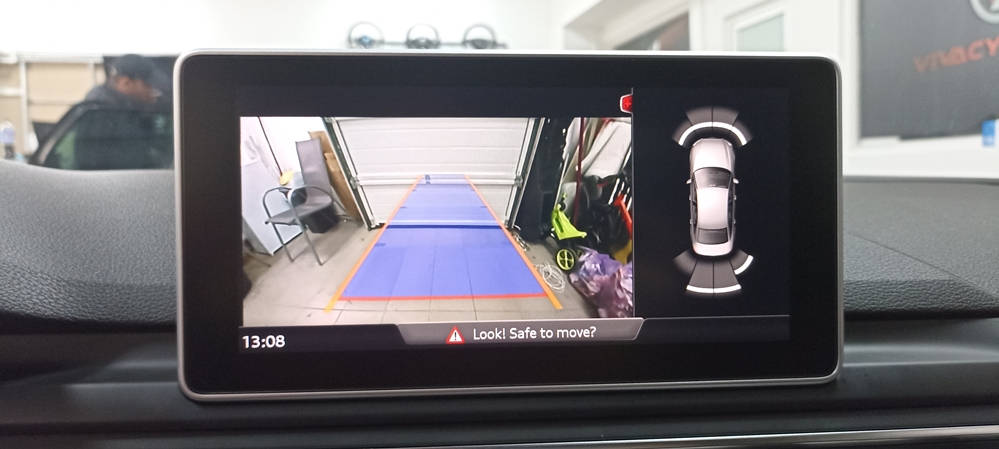 Montare 7 - Audi A4 B9 2017 Instalare Camera Marsarier Highline In Maner Spate