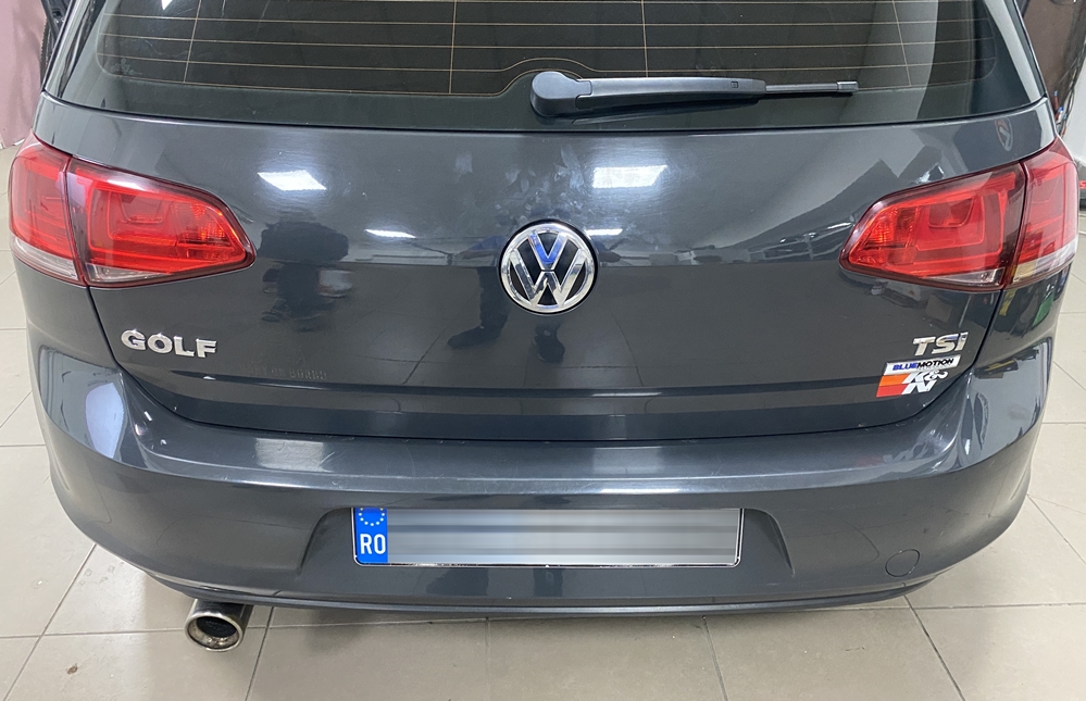 Montare 3 - VW Golf 7 VII 2016 Montare Camera Spate Marsarier Activare APP Connect Apple Carplay Android Auto