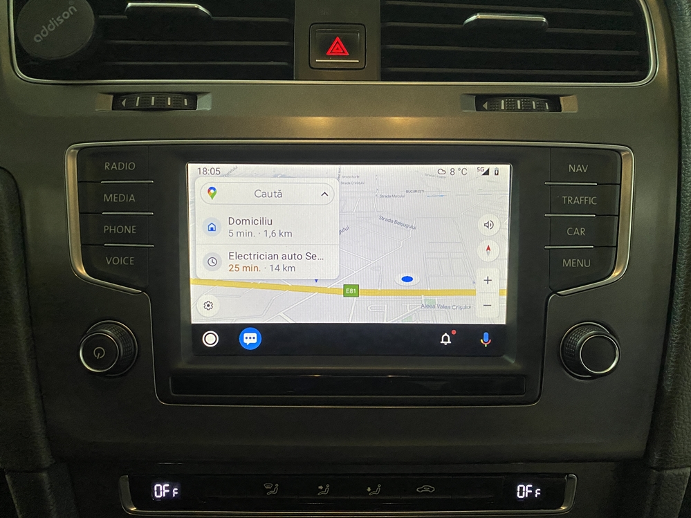 Montare 8 - VW Golf 7 VII 2016 Montare Camera Spate Marsarier Activare APP Connect Apple Carplay Android Auto