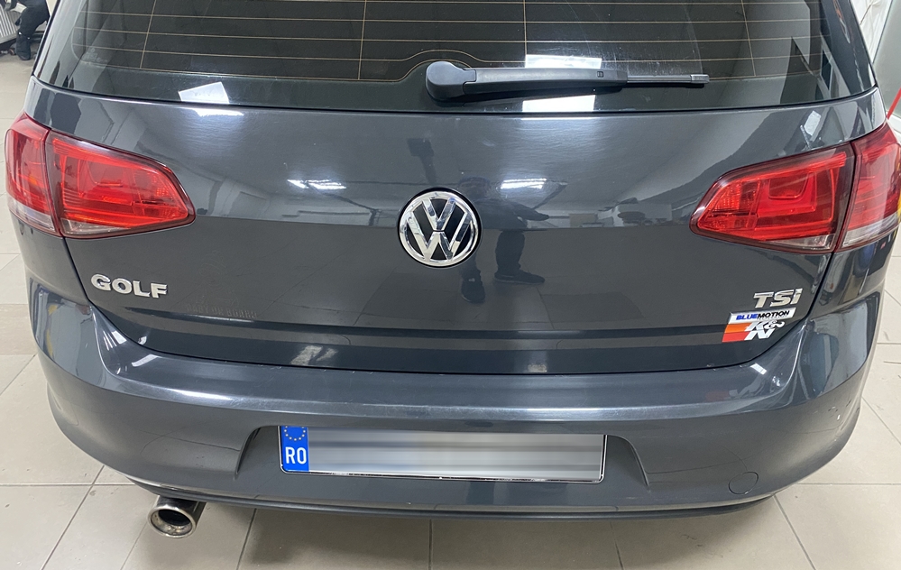 Montare 10 - VW Golf 7 VII 2016 Montare Camera Spate Marsarier Activare APP Connect Apple Carplay Android Auto