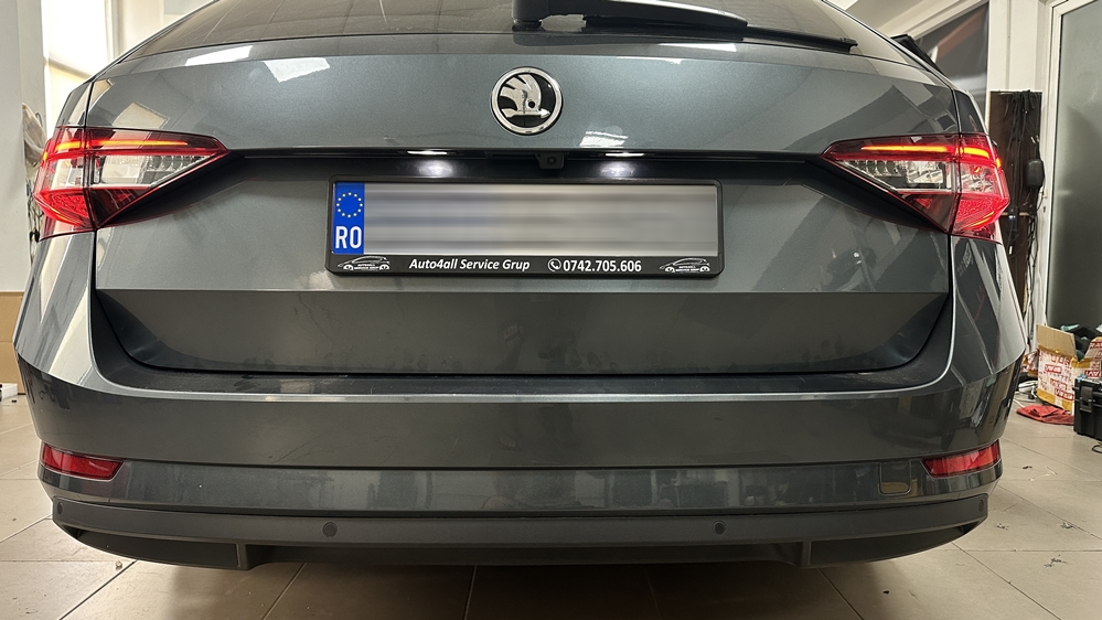Activare 5 - Skoda Superb 3 2018 Instalare Montaj Camera Spate Marsarier Originala Montare 5 - Skoda Superb 3 2018 Instalare Montaj Camera Spate Marsarier Originala