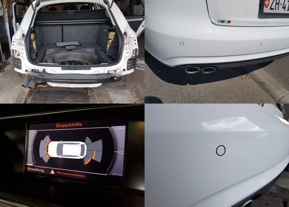 Instalare - Audi A4 B8 2013 Facelift Montaj Si Activare Senzori Parcare Spate Audi A4 B8