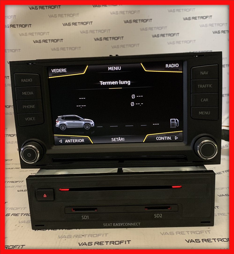 Poza 2 - Navigatie Seat Leon Ateca Originala MIB 2 Display Apple Carplay Android Auto