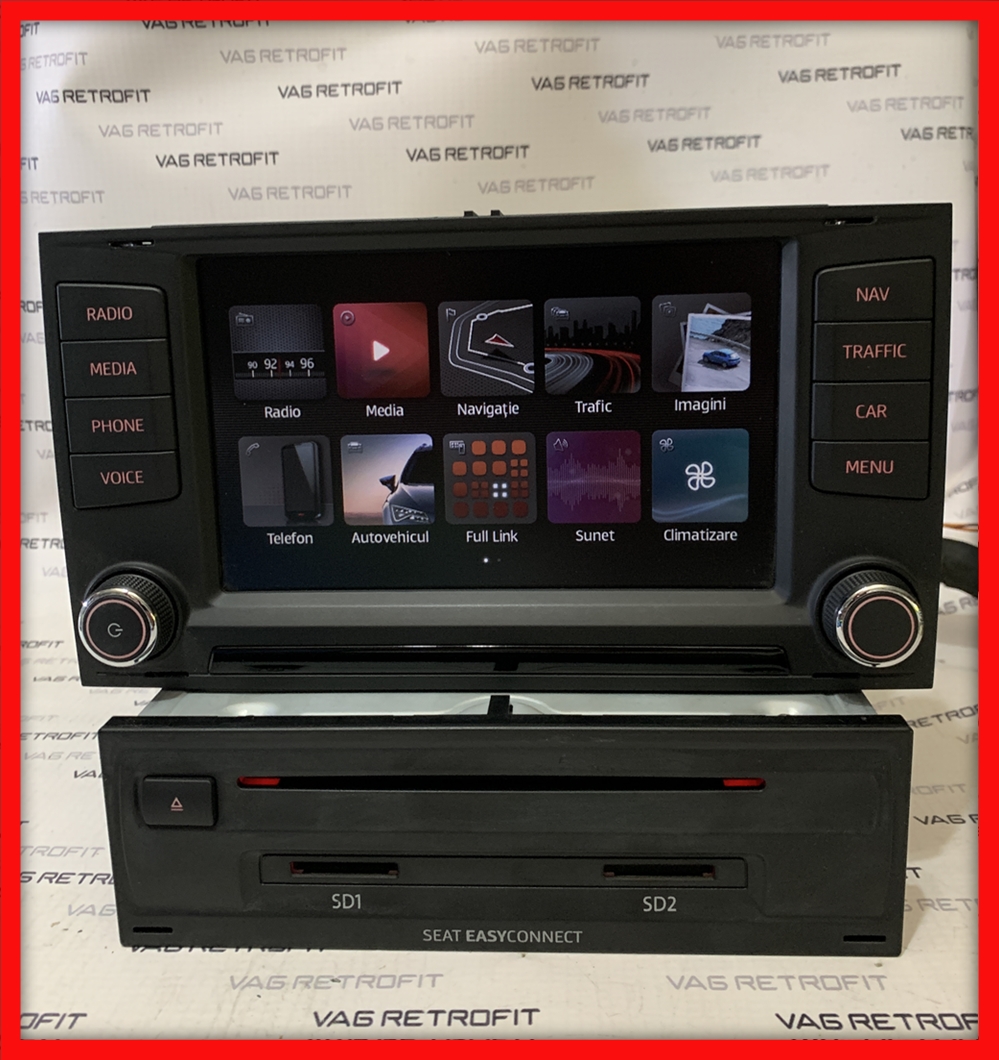 Poza 4 - Navigatie Seat Leon Ateca Originala MIB 2 Display Apple Carplay Android Auto