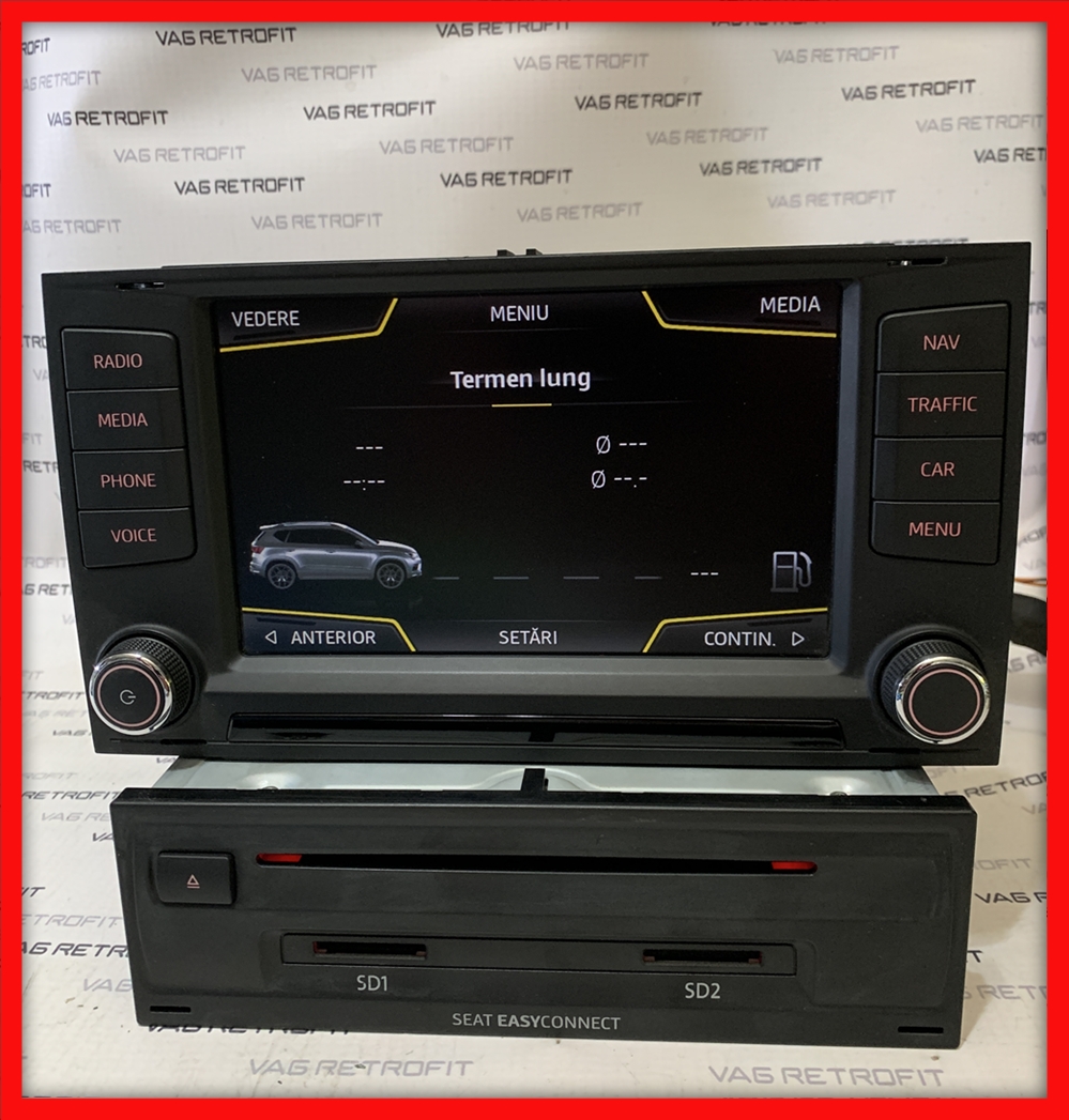 Poza 5 - Navigatie Seat Leon Ateca Originala MIB 2 Display Apple Carplay Android Auto