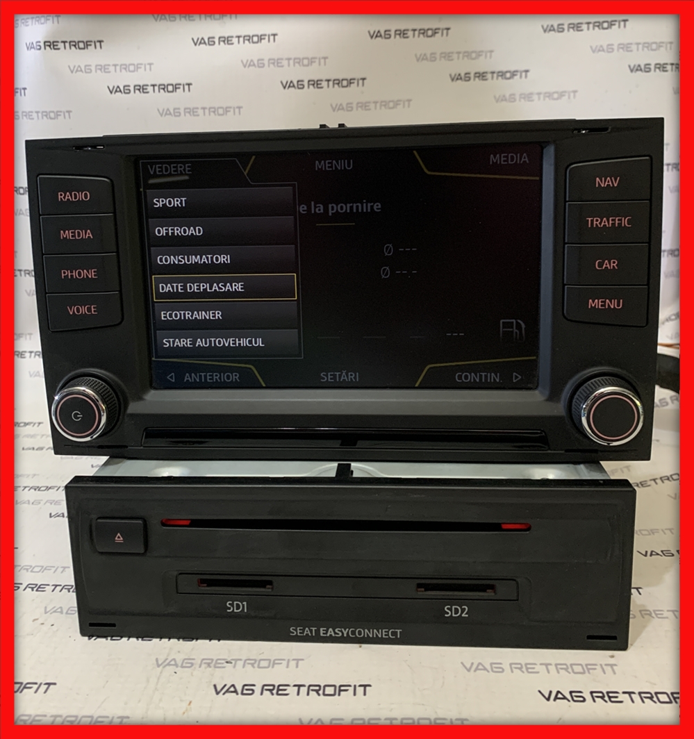 Poza 6 - Navigatie Seat Leon Ateca Originala MIB 2 Display Apple Carplay Android Auto