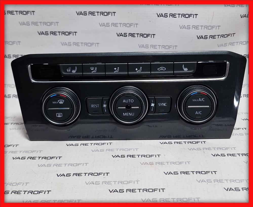 Poza 2 - Panou Clima Climatronic Cu Rama Incalzire Volan VW Tiguan AD1 5NB907044K