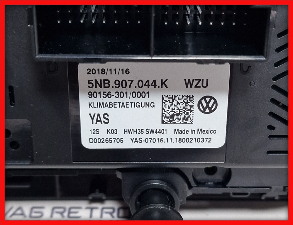 Poza 4 - Panou Clima Climatronic Cu Rama Incalzire Volan VW Tiguan AD1 5NB907044K