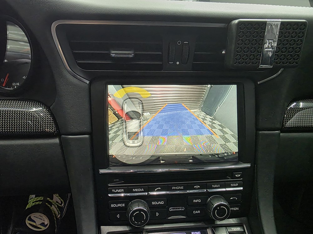 Montare 16 - Porsche 911 Turbo S / Carrera / GT3 Instalare Camera Spate Marsarier Originala Carplay Android Auto Wireless