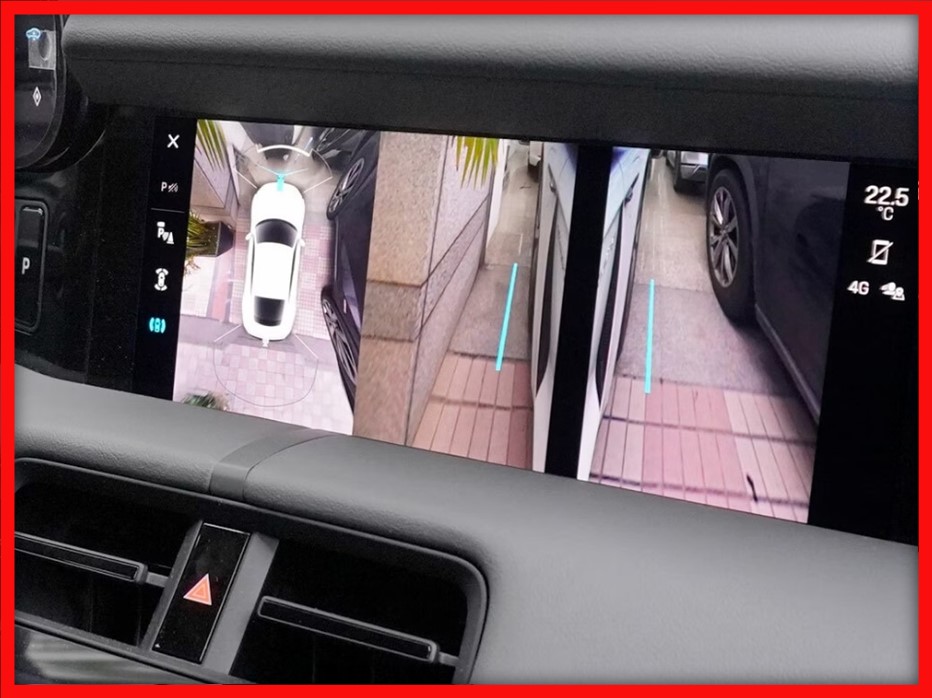 Poza 10 - Porsche 991 992 Set Instalare Camera Fata Spate Oglinzi Surround View 360 Area Top View