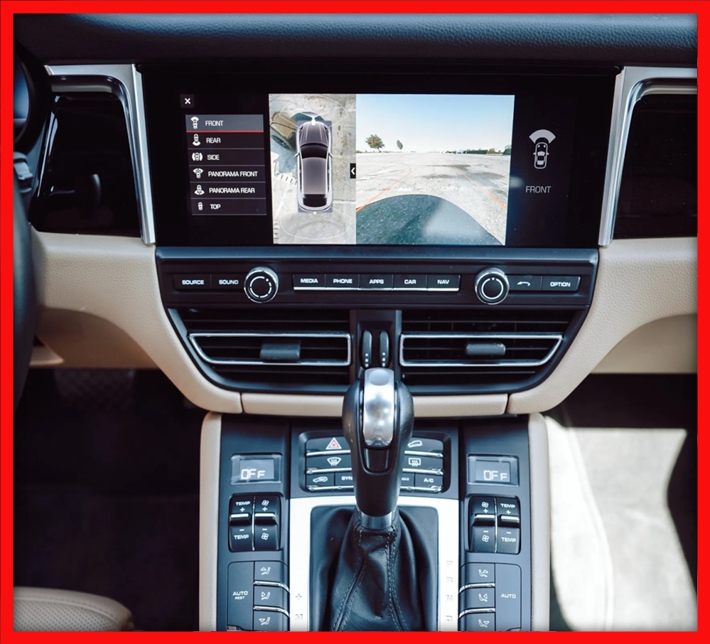 Poza 8 - Porsche MACAN Set Instalare Camera Fata Spate Oglinzi Surround View 360 Area Top View