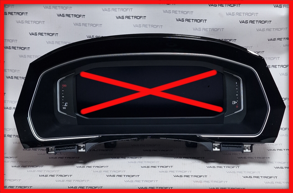 Poza 2 - Rama Adaptoare Ceasuri Bord AID Virtual Cockpit VW Passat B8 Arteon Facelift