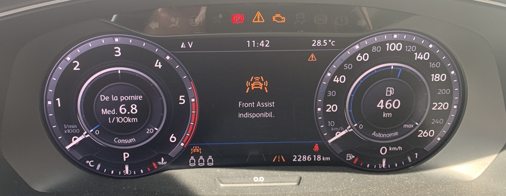 Montare 8 - Reparatie Eroare Ceasuri Digitale Tablou De Bord Atelier Front Assist Indisponibil VW Tiguan AD1