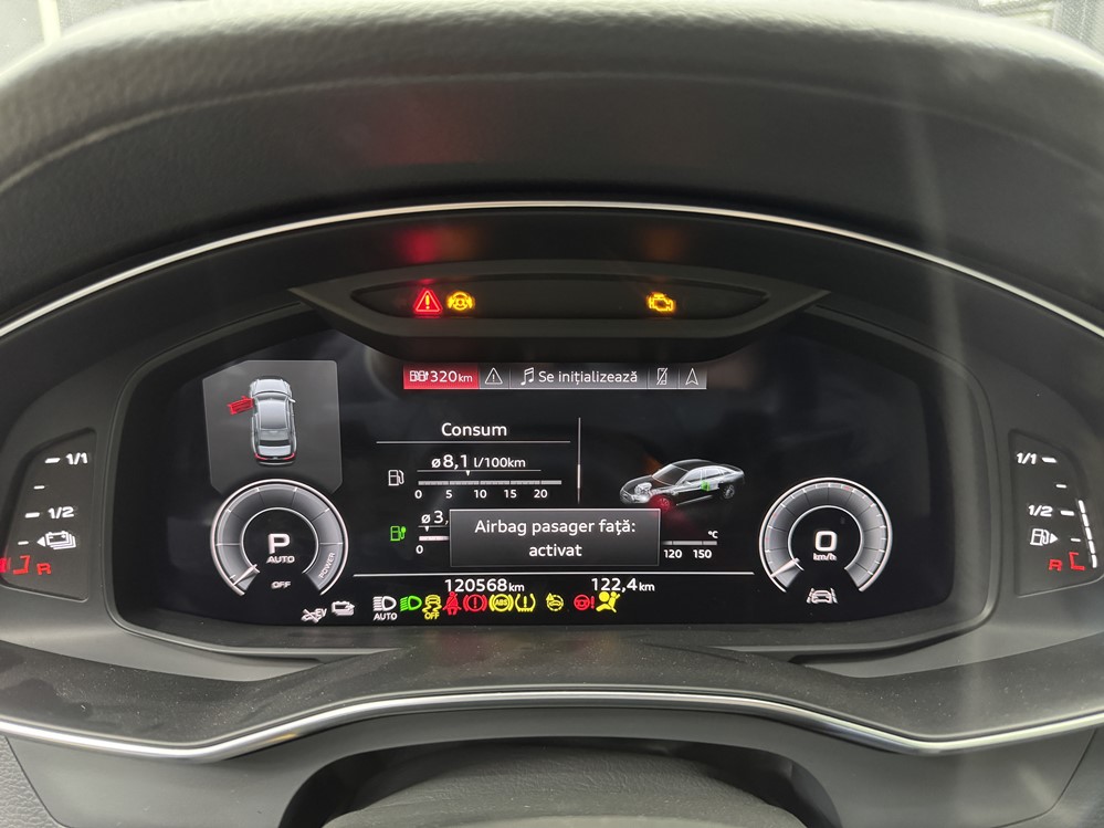 Activare 2 - Reparatie Ceasuri Digitale Bord Audi A6 C8 2018 Remediere Defectiune Panou de Bord: Mesaje de Avertizare Limitate Montare 2 - Reparatie Ceasuri Digitale Bord Audi A6 C8 2018 Remediere Defectiune Panou de Bord: Mesaje de Avertizare Limitate